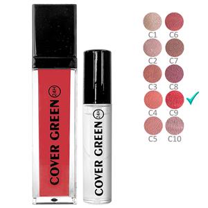 رژ لب مایع 24 ساعته 2 در 1 کاور گرین 7ml -LC9